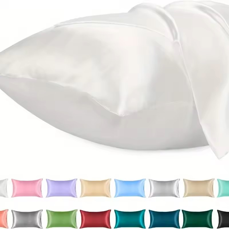 Satin Silk Pillowcase Hair Skin - ปลอกหมอนผ้าซาติน 1 ชิ้น สำหรับผม คล้ายปลอกหมอนผ้าไหม สำหรับผิว