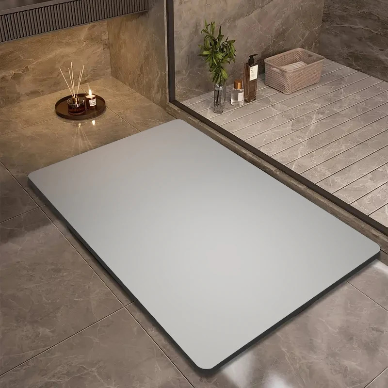 Quick Dry Diatomite Bath Mat - VIKAMA แผ่นรองอาบน้ำไดอะตอมไมต์ ดูดซับน้ำได้ดี แห้งเร็ว พรมปูพื้นนุ่มกันลื่น ห้องน้ำ