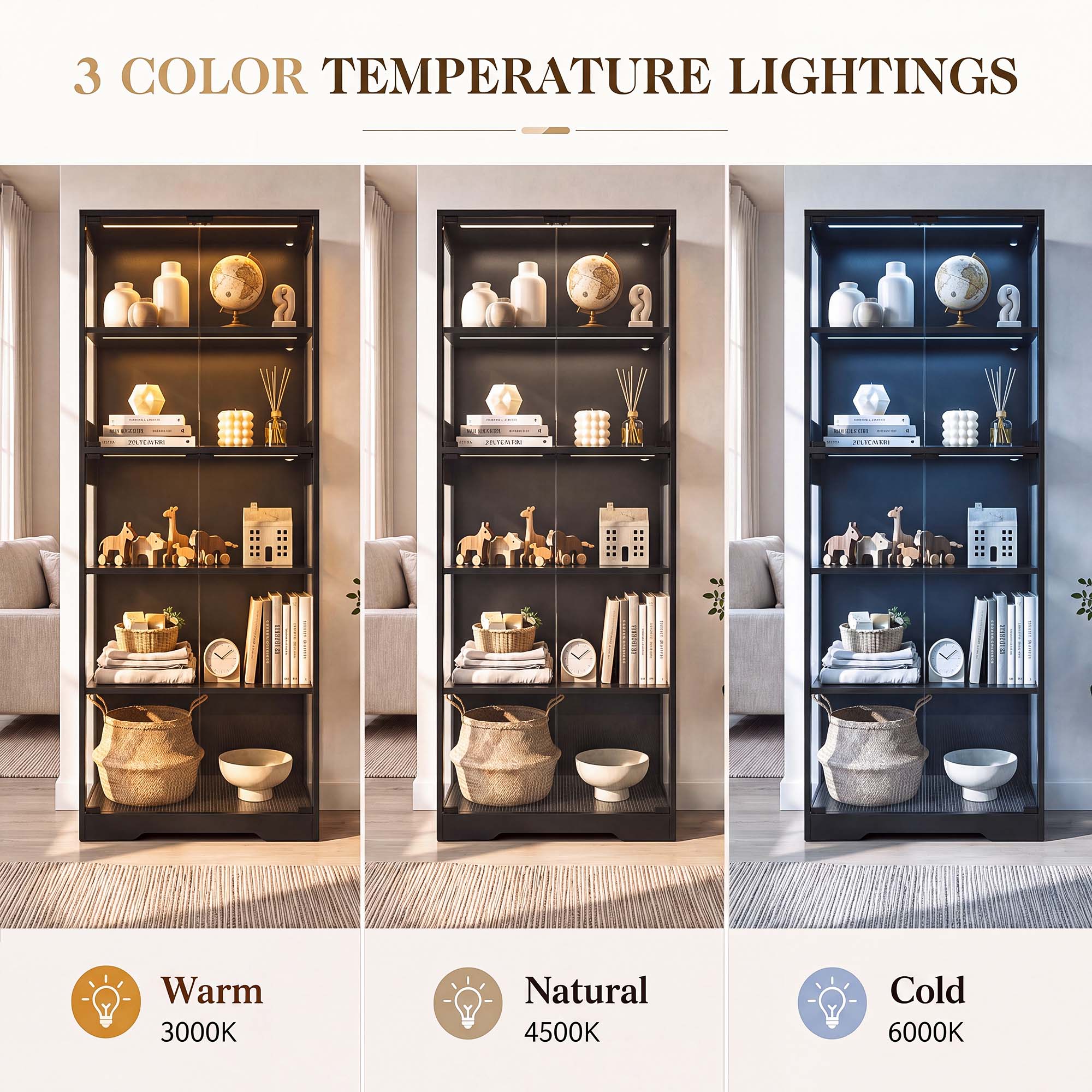 ตู้โชว์ 5 ชั้น TCGBKAF พร้อมปร - Lighting บทวิจารณ์และราคา