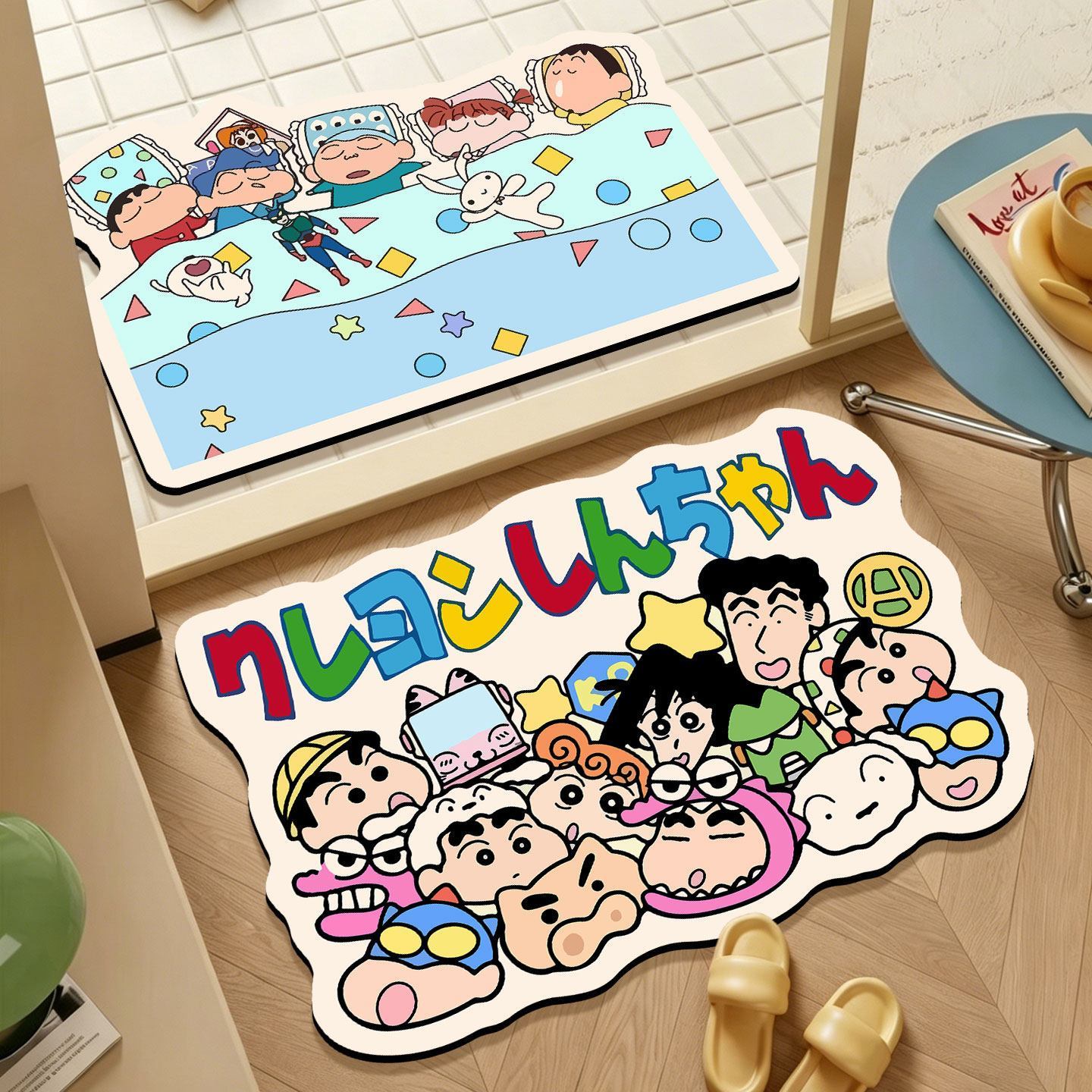 พรมเช็ดเท้าลายการ์ตูนเครยอนชิน - Quick Dry Diatomite Bath Mat บทวิจารณ์และราคา