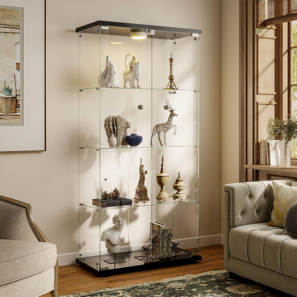 ตู้โชว์พร้อมไฟ LED และระบบล็อค - Lighting บทวิจารณ์และราคา