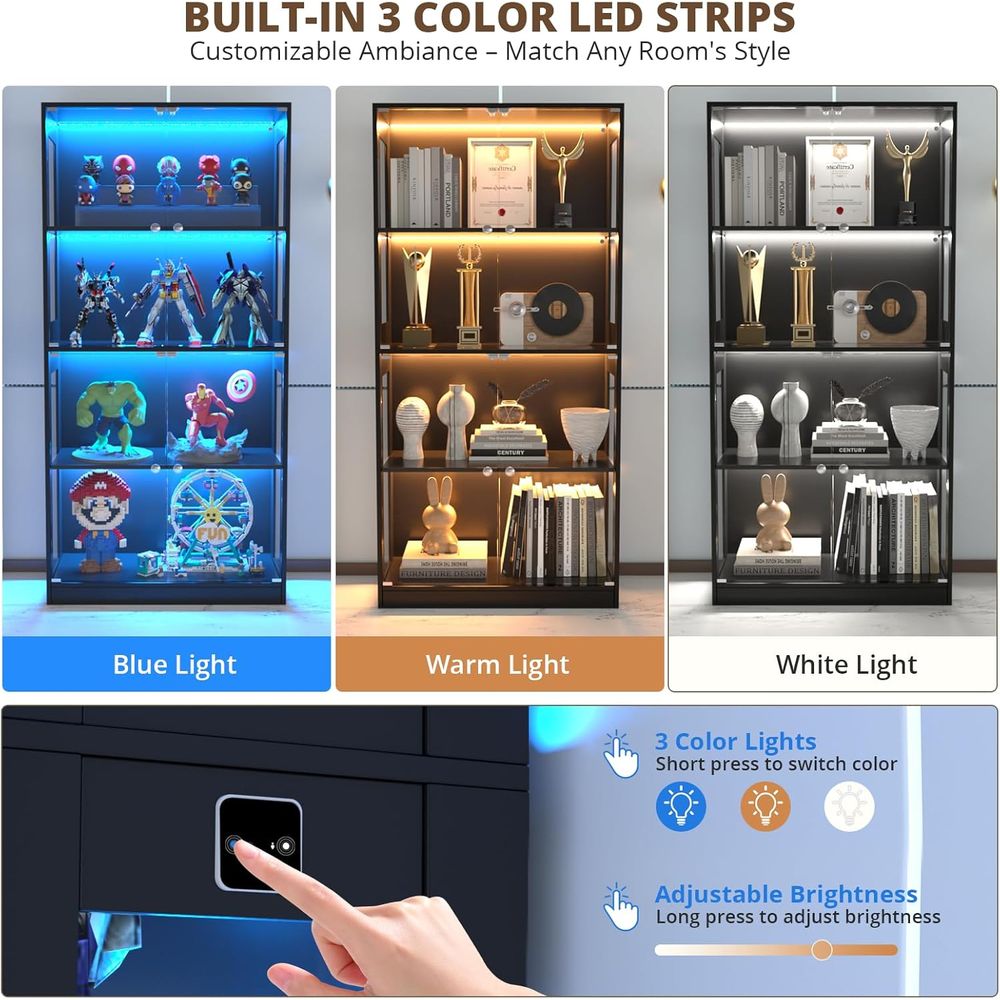 ตู้โชว์กระจก 65 บาน, ตู้โชว์ 4 - Lighting บทวิจารณ์และราคา