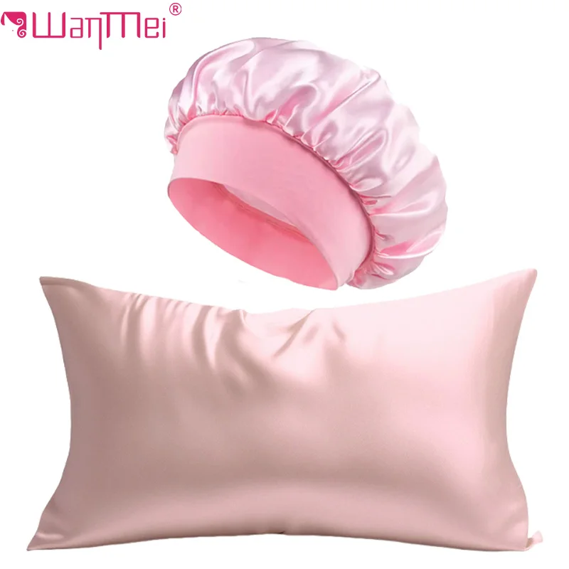 ชุดปลอกหมอนผ้าไหม 2 ชิ้น และหม - Satin Silk Pillowcase Hair Skin บทวิจารณ์และราคา