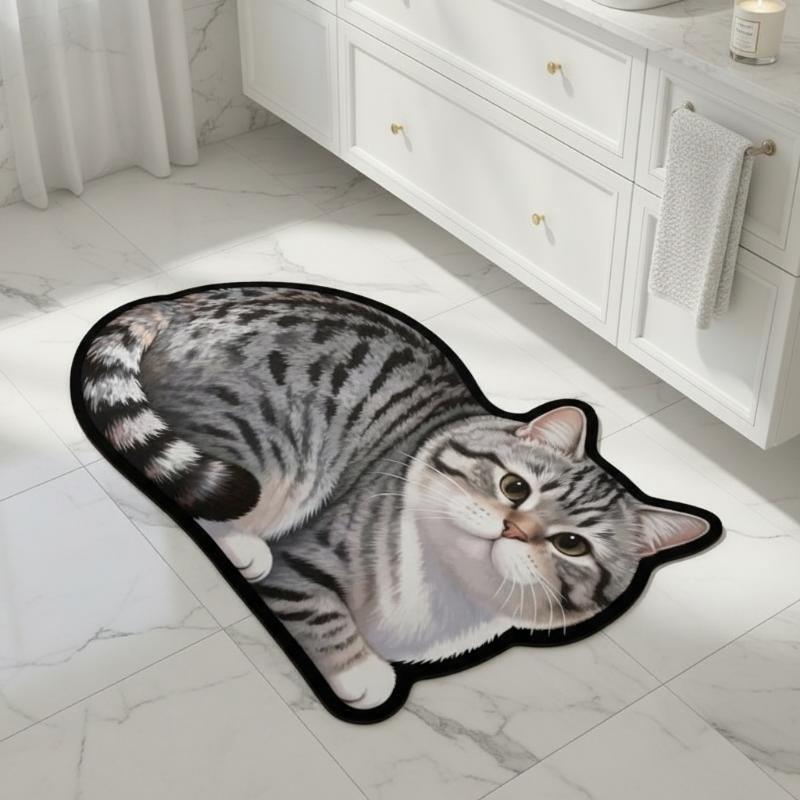 แผ่นรองอาบน้ำไดอะตอมไมต์ ลายแม - Quick Dry Diatomite Bath Mat บทวิจารณ์และราคา