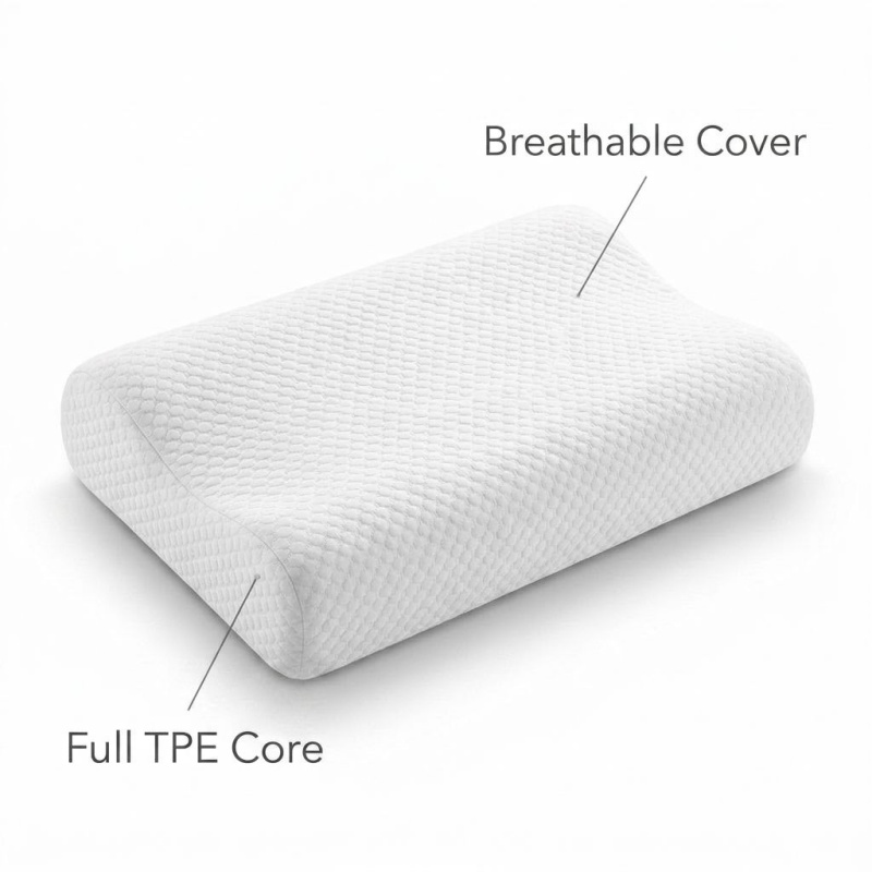 หมอนเพคติน TPE ระบายอากาศได้ดี - Anti Snore Contour Pillow บทวิจารณ์และราคา