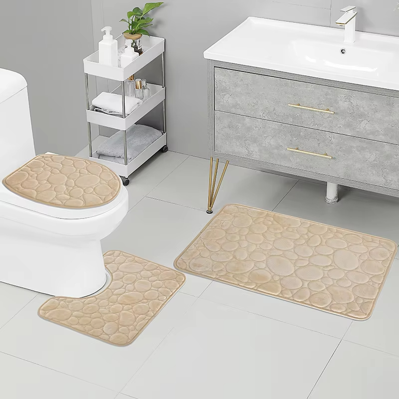 3 ชิ้น/เซ็ตเสื่ออาบน้ํา Nonsli - Quick Dry Diatomite Bath Mat บทวิจารณ์และราคา
