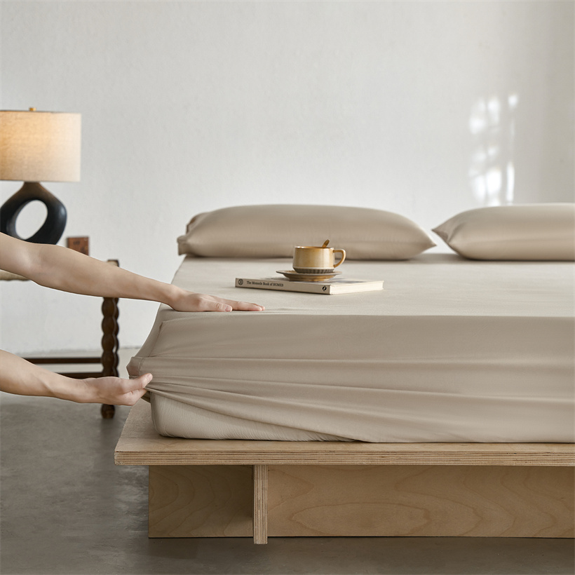 ผ้าปูที่นอนรัดมุมผ้าไหมมัลเบอร - Fitted Bed Sheets Deep Pocket บทวิจารณ์และราคา