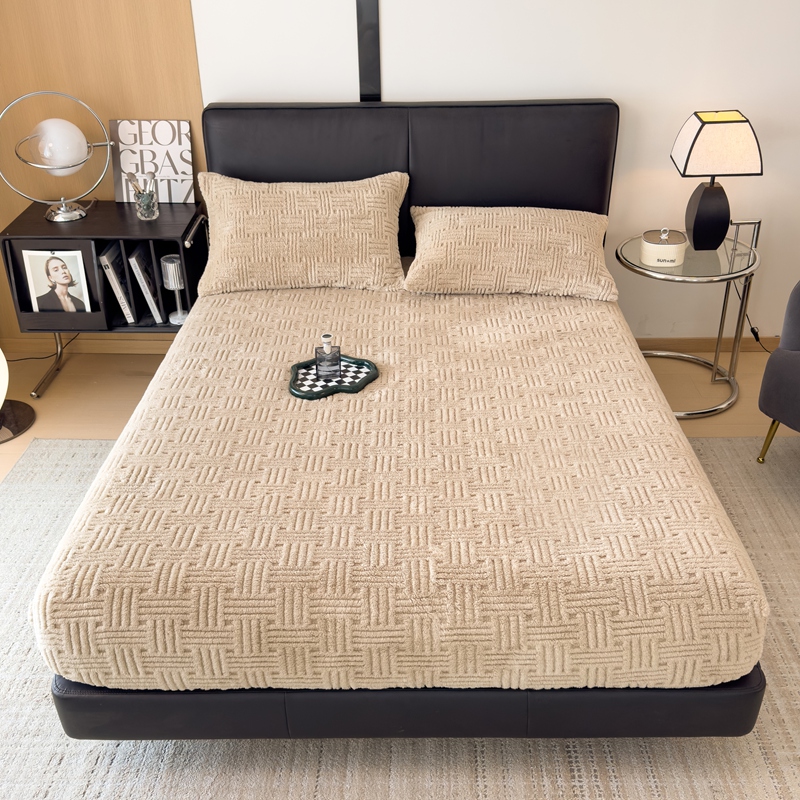 ผ้าปูที่นอนแบบมียางยืด ลายปักน - Fitted Bed Sheets Deep Pocket บทวิจารณ์และราคา