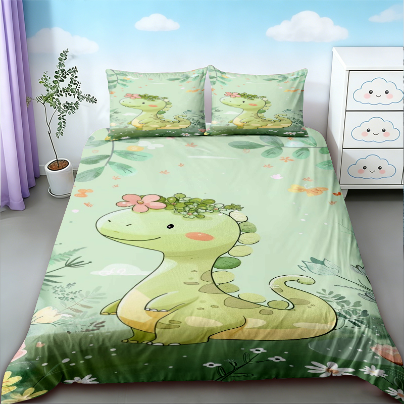 ปลอกผ้านวมลายไดโนเสาร์น่ารัก ค - Bedding บทวิจารณ์และราคา