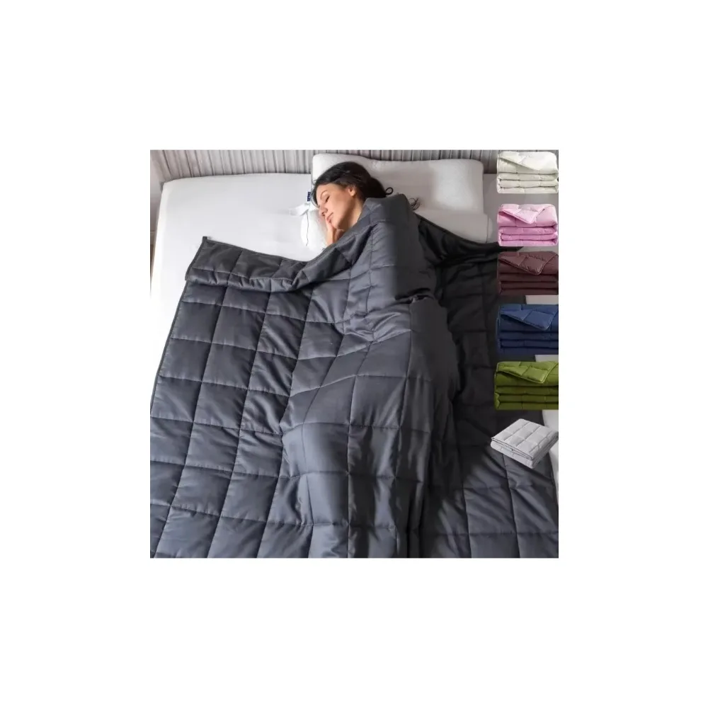 ผ้าห่มถ่วงน้ำหนักแบบเย็นสบายสำ - Weighted Blanket Adults Anxiety บทวิจารณ์และราคา