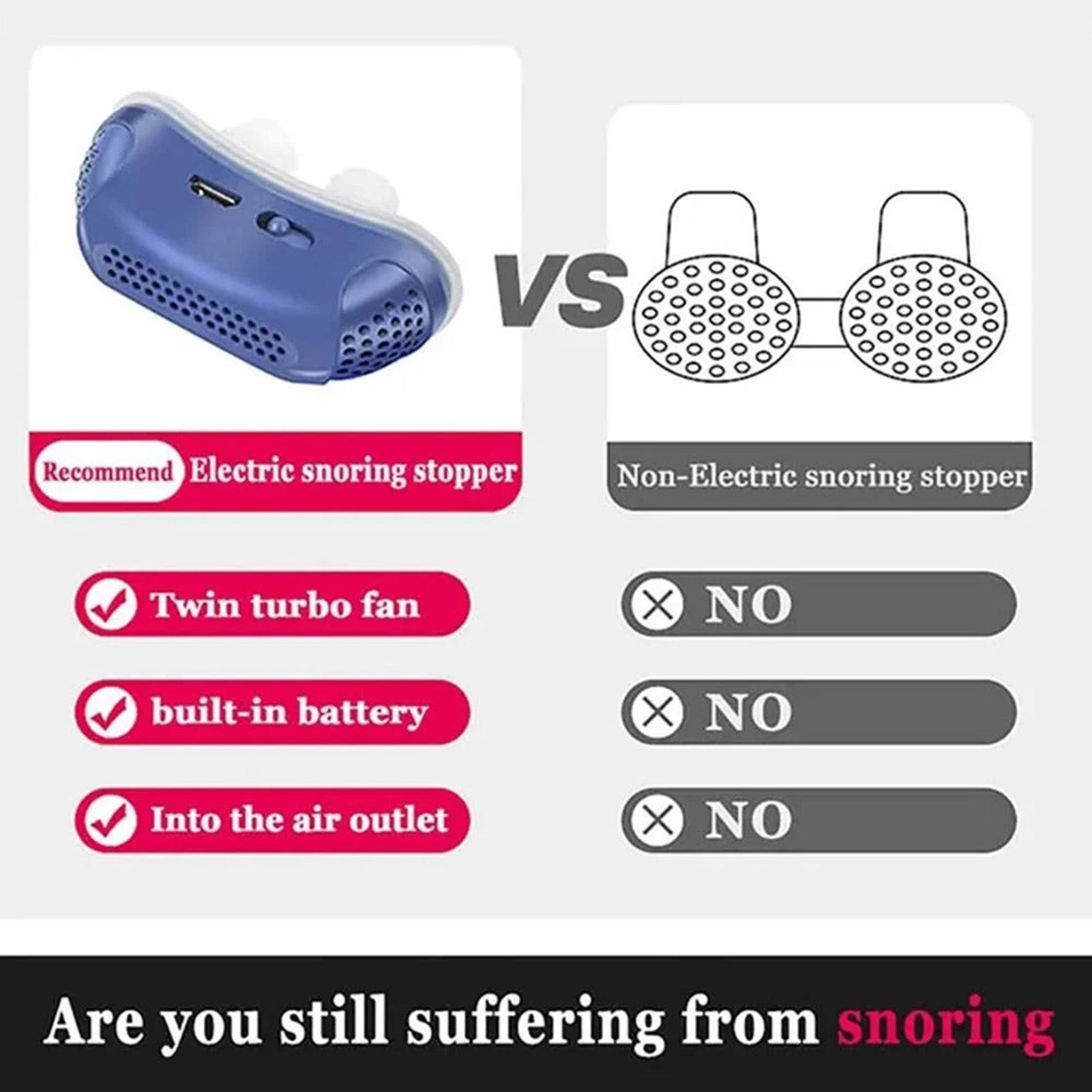 Anti Snoring ซิลิโคนจมูก Stopp - Anti Snore Contour Pillow บทวิจารณ์และราคา
