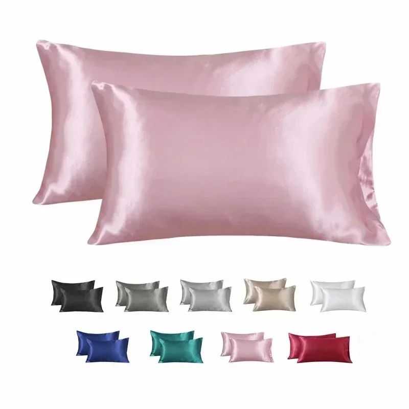 ปลอกหมอนผ้าไหม 100% หมอน Silky - Satin Silk Pillowcase Hair Skin บทวิจารณ์และราคา
