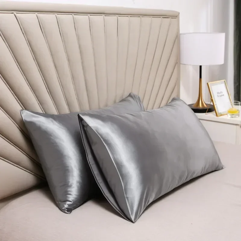 ปลอกหมอนผ้าไหม 100% หมอน Silky - Satin Silk Pillowcase Hair Skin บทวิจารณ์และราคา