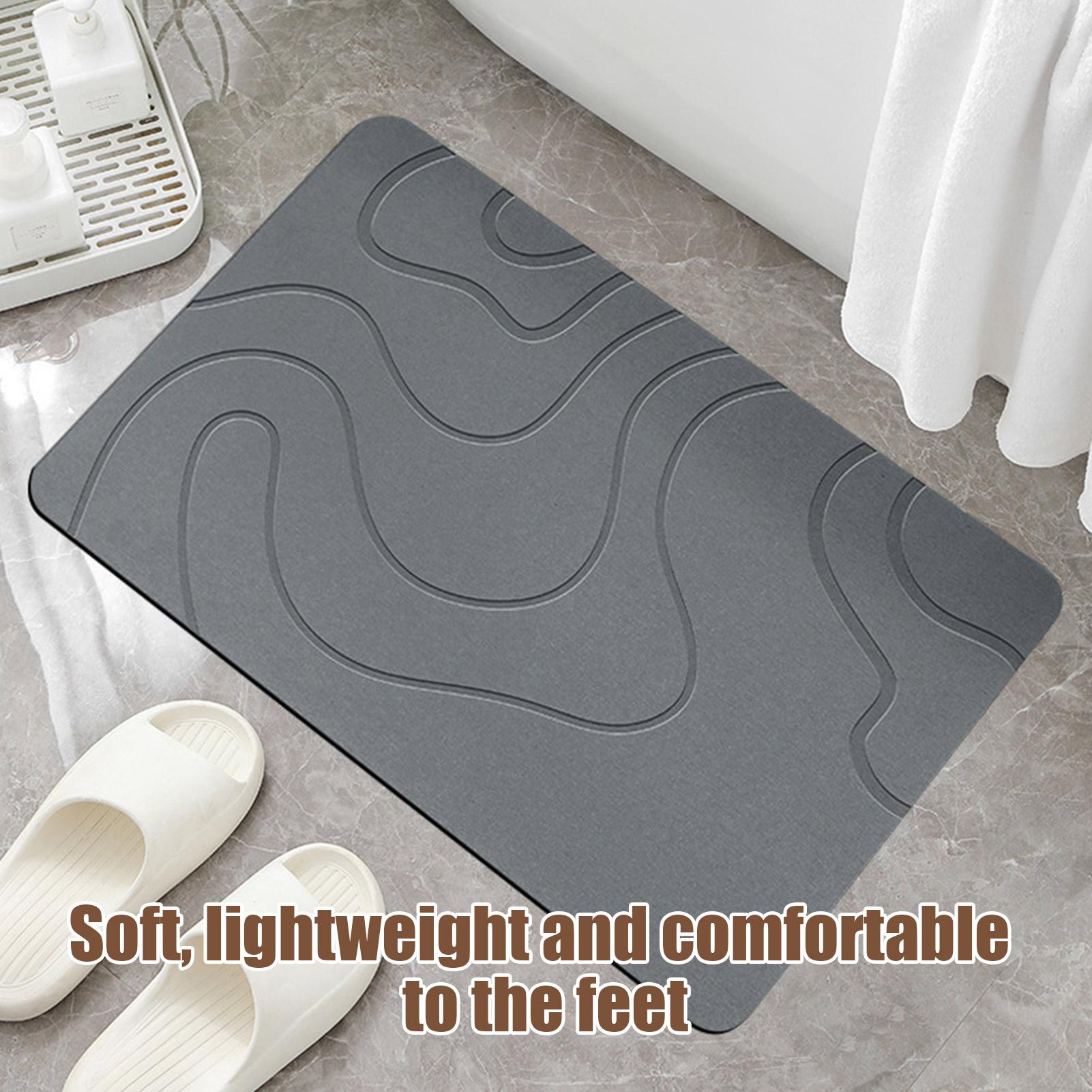 แผ่นรองอาบน้ำหินแห้งเร็ว, แผ่น - Quick Dry Diatomite Bath Mat บทวิจารณ์และราคา