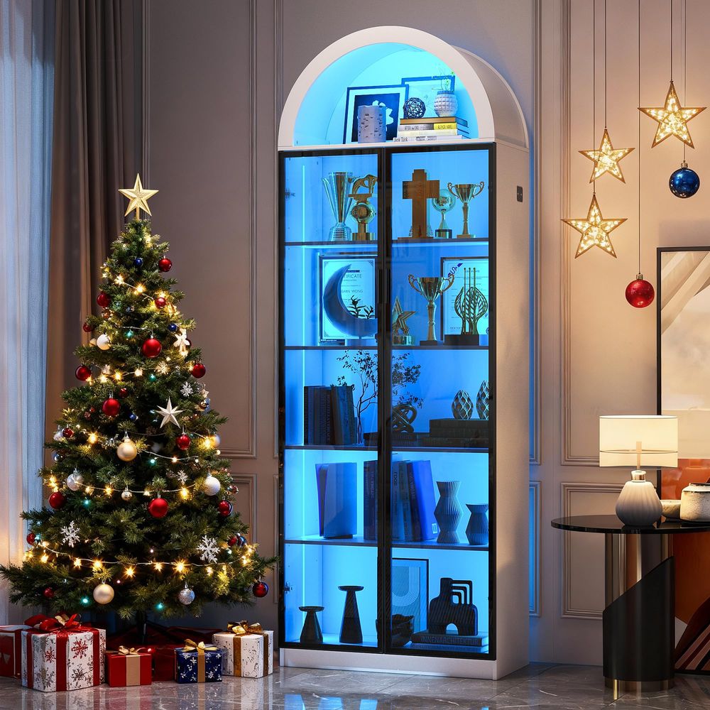 ตู้โชว์พร้อมบานประตูและชั้นวาง - Lighting บทวิจารณ์และราคา