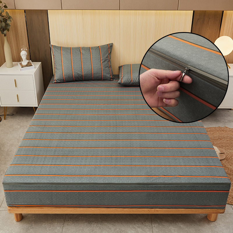 ผ้าคลุมฟูกกันน้ำพิมพ์ลายพร้อมซ - Waterproof Mattress Protector Breathable บทวิจารณ์และราคา
